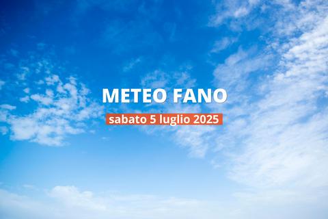 Previsioni del tempo a Fano per il 5 luglio 2025: parzialmente nuvoloso