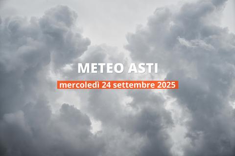 Asti: piove oggi? Temperature e precipitazioni, 24 settembre 2025
