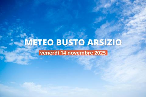 Busto Arsizio: piove oggi? Temperature e precipitazioni, 14 novembre 2025