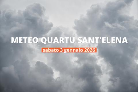 Meteo di oggi a Quartu Sant'Elena: temperature e precipitazioni, 3 gennaio 2026