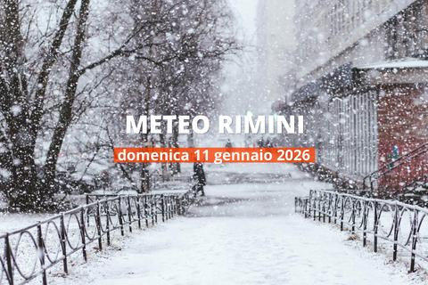 Meteo di oggi a Rimini: temperature e precipitazioni, 11 gennaio 2026