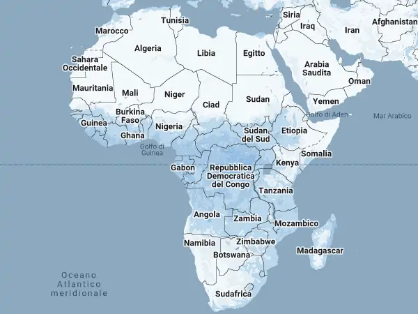 Mappa: Africa Mappa: Africa
