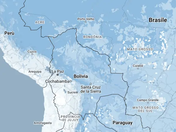 Mappa Bolivia