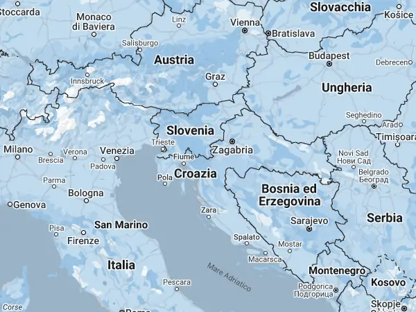 Mappa: Croazia Mappa Croazia