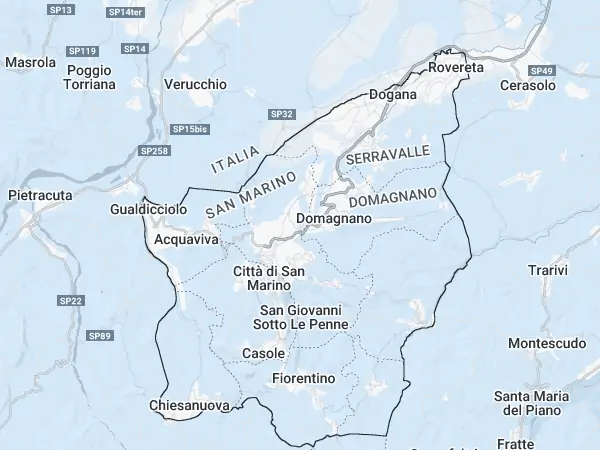 Mappa: San Marino Mappa: San Marino