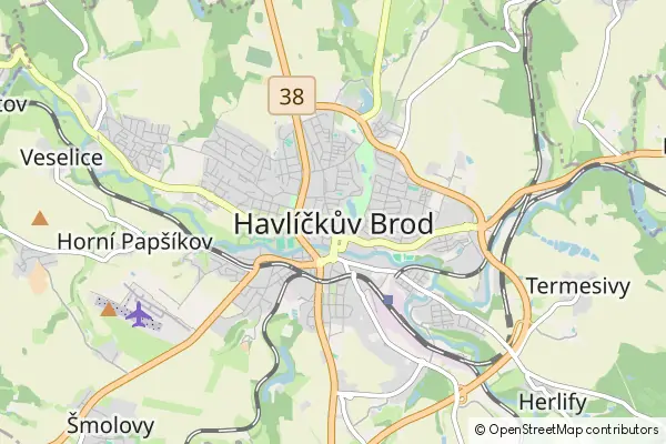 Mappa Havlíčkův Brod