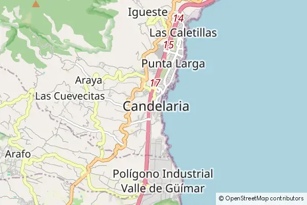 Mappa Candelaria