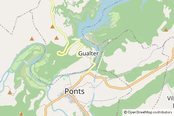 Mappa La Baronia de Rialb