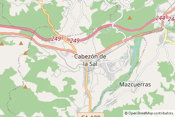 Mappa Cabezón de la Sal