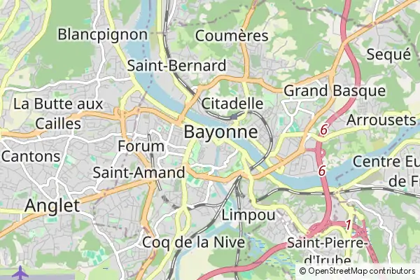 Mappa Bayonne