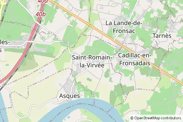 Mappa Saint-Romain-la-Virvée