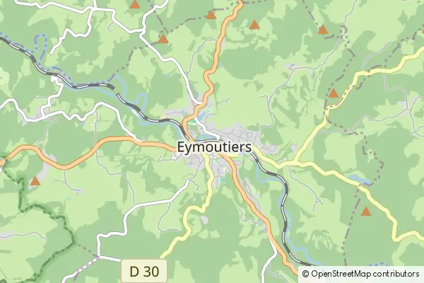 Mappa Eymoutiers