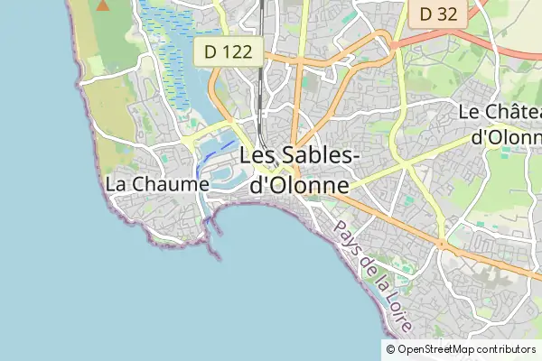 Mappa Les Sables-d'Olonne