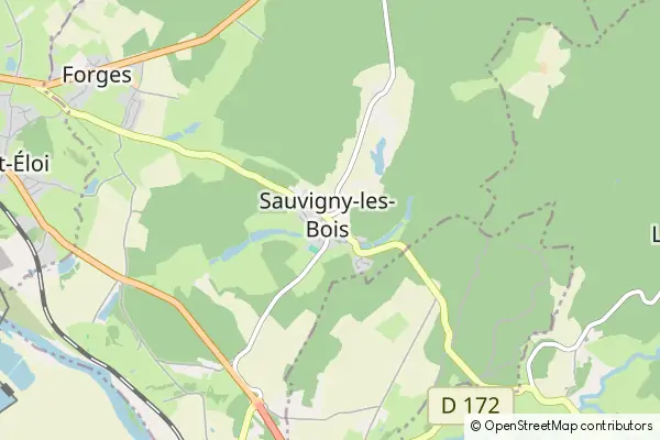 Mappa Sauvigny-les-Bois
