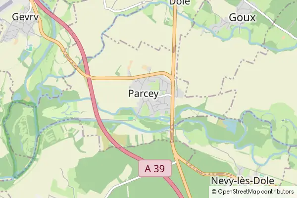 Mappa Parcey