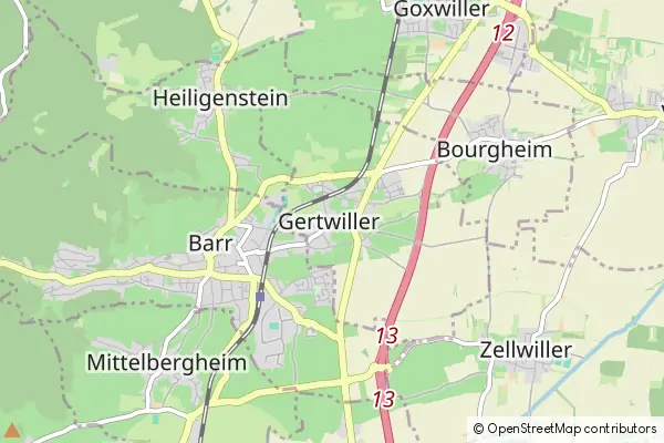 Mappa Gertwiller