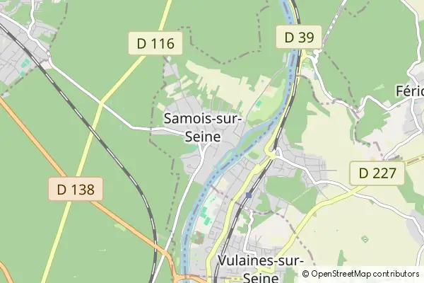 Mappa Samois-sur-Seine