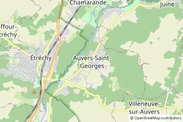 Mappa Auvers-Saint-Georges