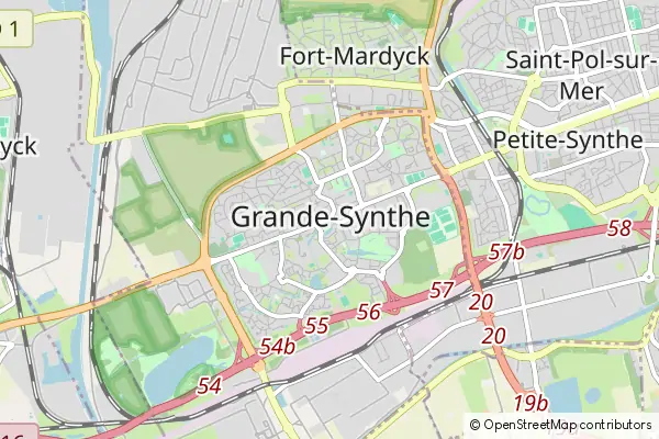 Mappa Grande-Synthe