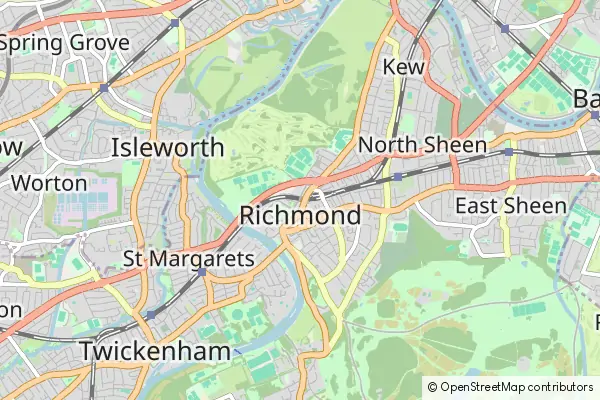 Mappa: Richmond-upon-Thames • © OpenStreetMap contributors Mappa Richmond-upon-Thames