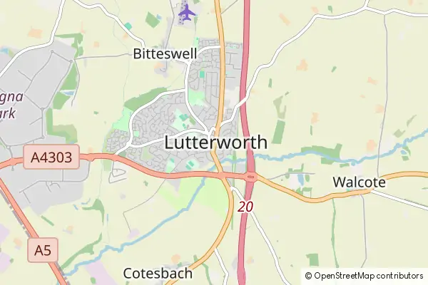 Mappa Lutterworth