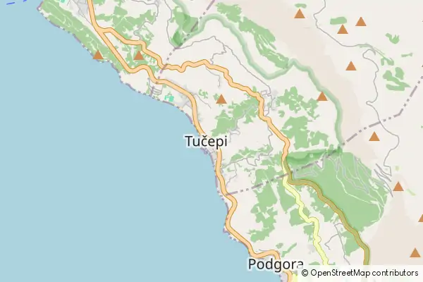 Mappa Tučepi