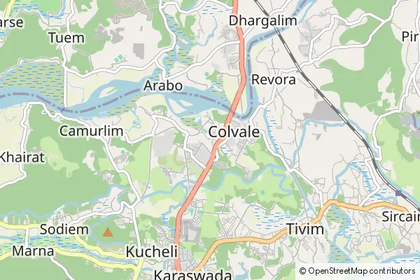 Mappa: Bardez • © OpenStreetMap contributors Mappa Bardez