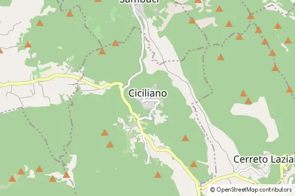 Mappa Ciciliano
