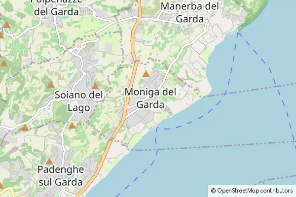 Mappa Moniga del Garda