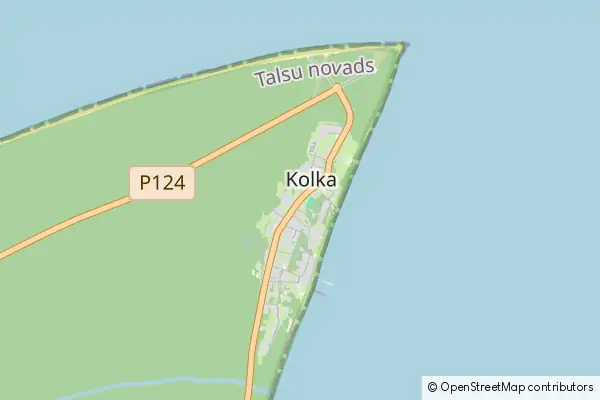 Mappa: Kolka • © OpenStreetMap contributors Mappa Kolka