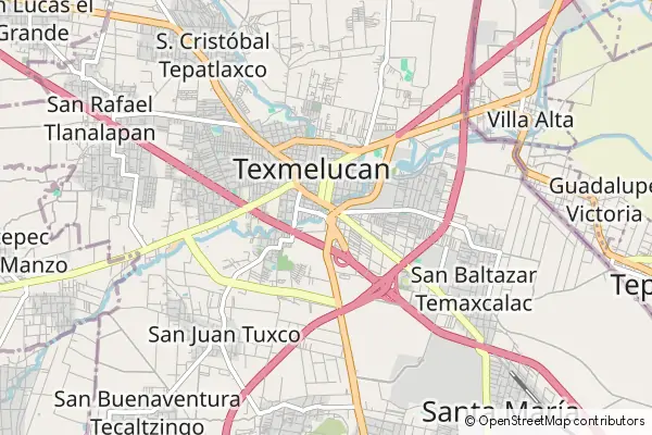 Mappa San Martin Texmelucan de Labastida