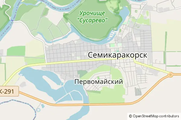 Mappa Semikarakorsk