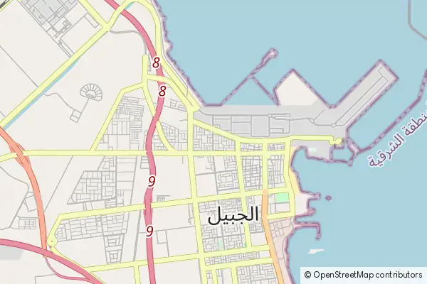 Mappa Al Jubail