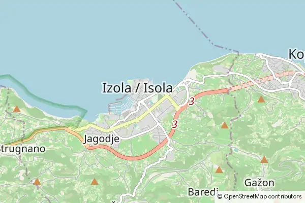 Mappa Isola d'Istria
