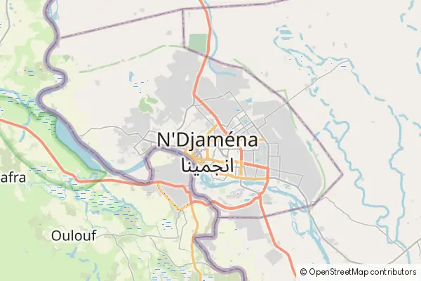 Mappa N'Djamena