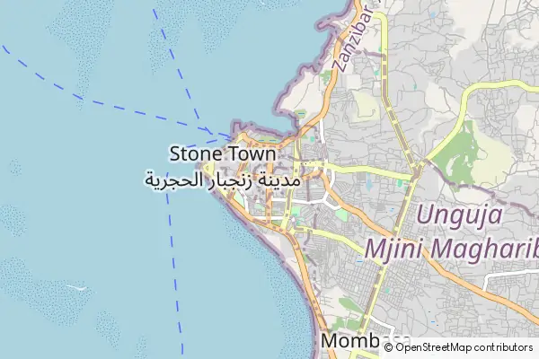 Mappa Zanzibar City