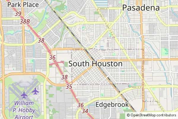 Mappa South Houston