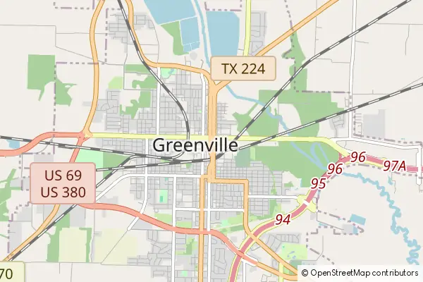 Mappa Greenville