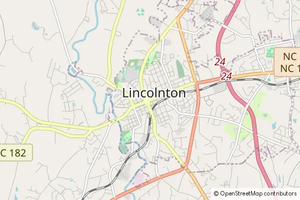 Mappa Lincolnton