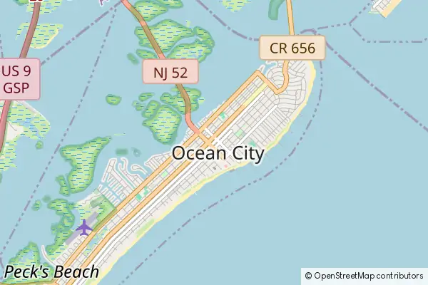 Mappa Ocean City